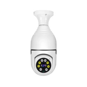 Caméra sans fil à ampoule V380 Pro APP PT caméras de vidéosurveillance intérieures Wifi pour surveillance de sécurité à domicile sans fil